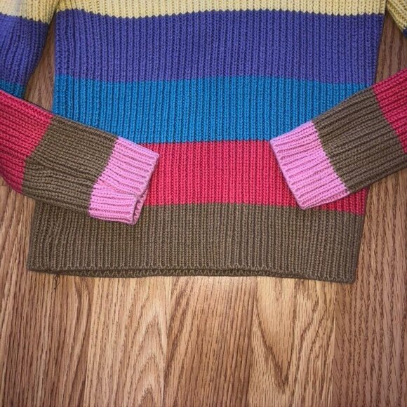 Colorful Kids Turtleneck Sweater Size S 5/6 By The Childrens Place - Picture 5 of 5